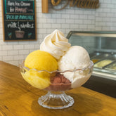 Copa Helado 136ml Diseño Pétalos Elevados En Vidrio